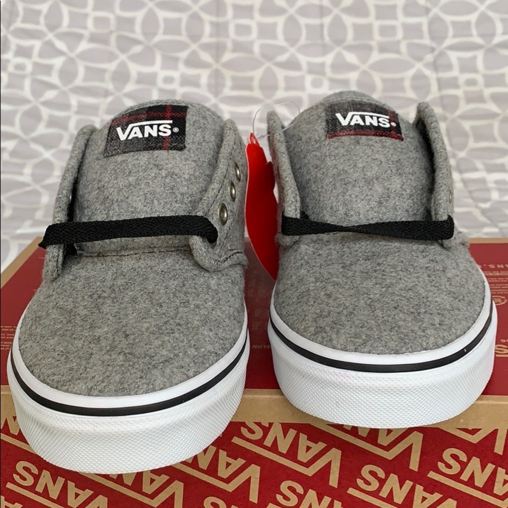 VANS ATWOOD PLAID GREY/RED WMNS - Picture 4 of 16